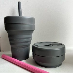 2 collapsible cups 16oz